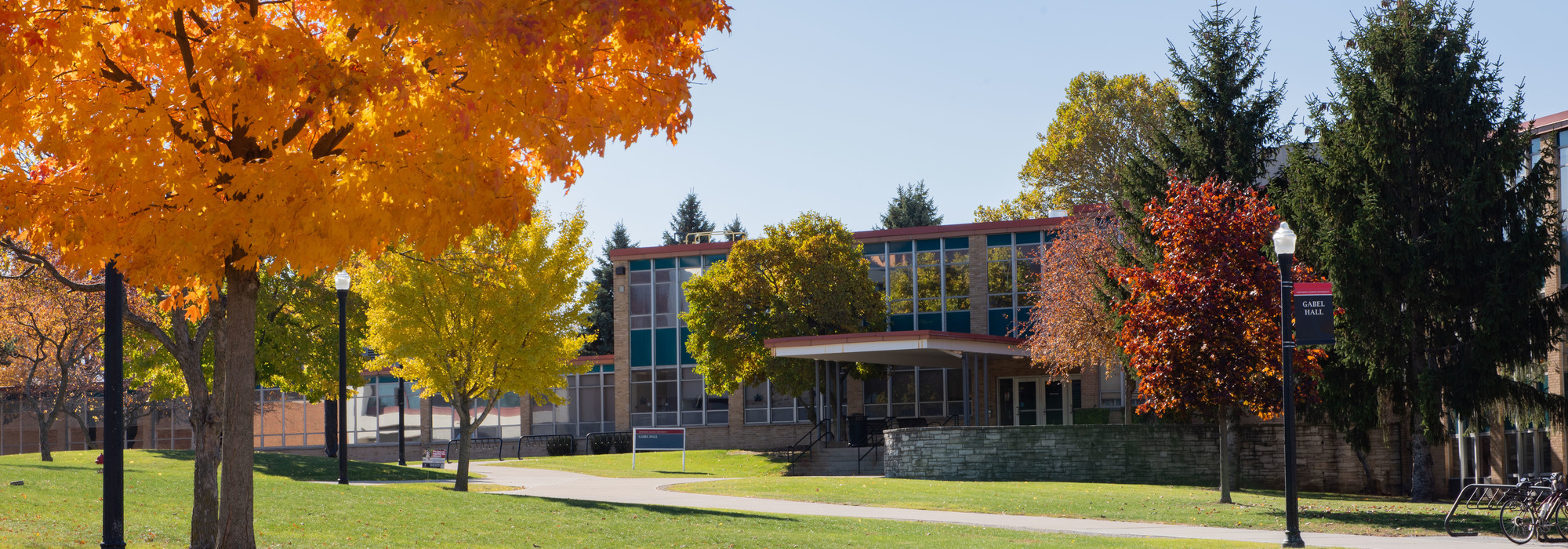 NIU DeKalb campus in the fall