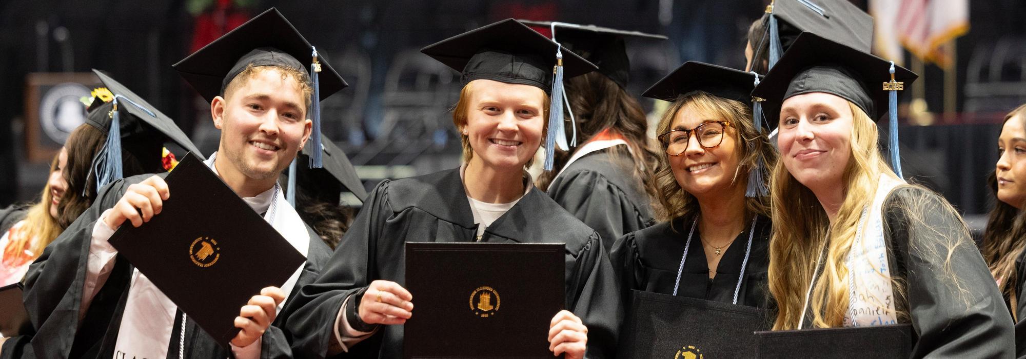 NIU Graduates at Commencement