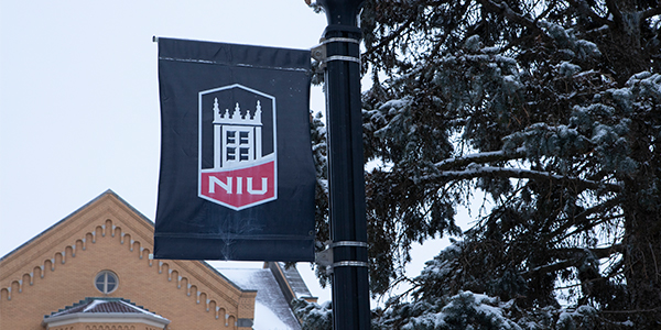 NIU winter campus